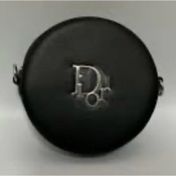 NIB Dior Black Circular Bag with Silver and black Chain - Picture 7 of 8